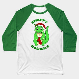 Christmas Gator Cutie Baseball T-Shirt